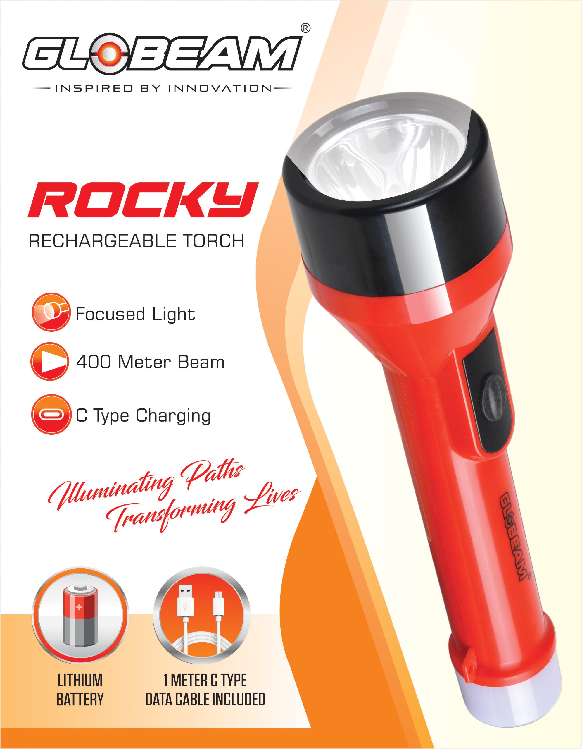 Rocky Rechargeable Torch